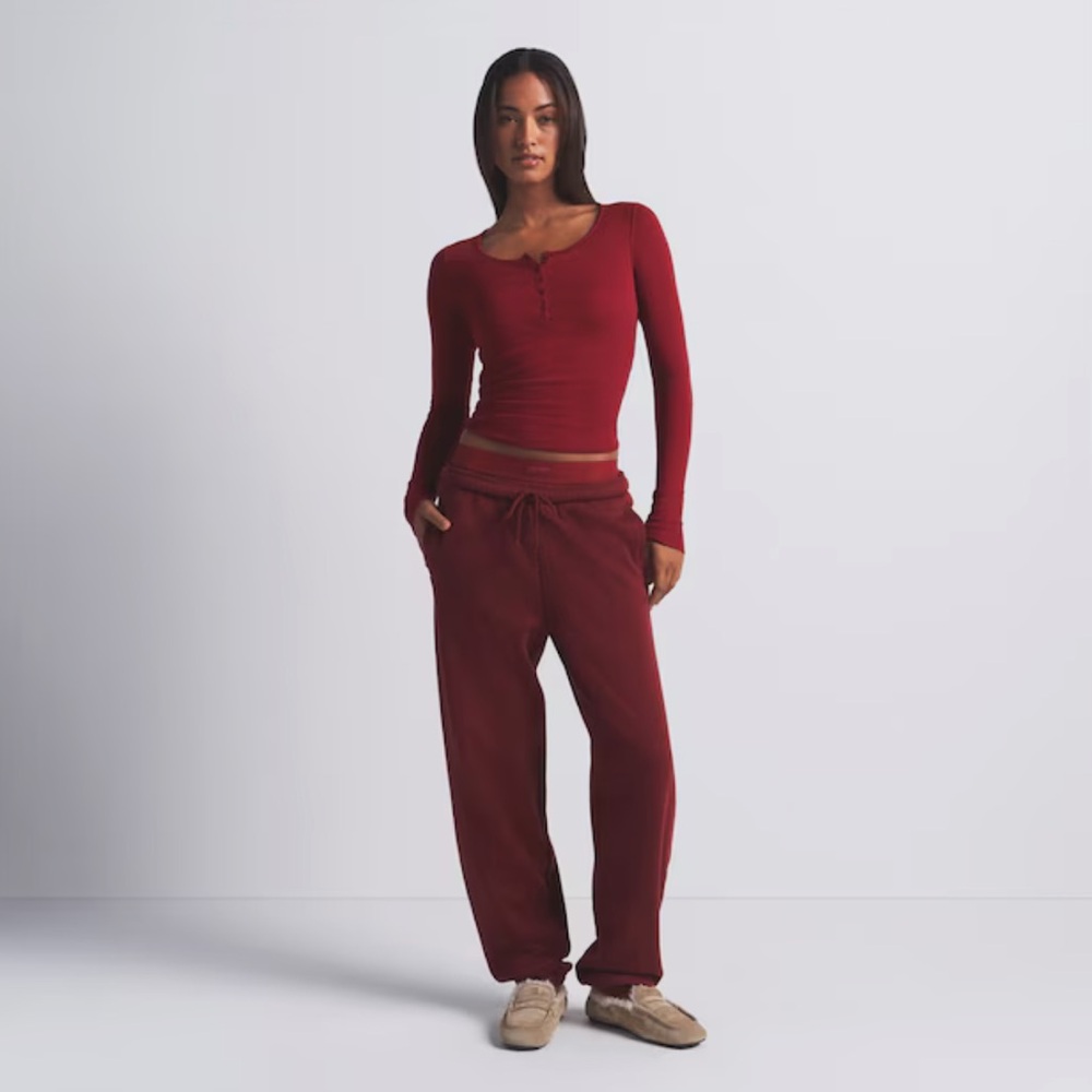 SKIMS COTTON FLEECE CLASSIC JOGGER